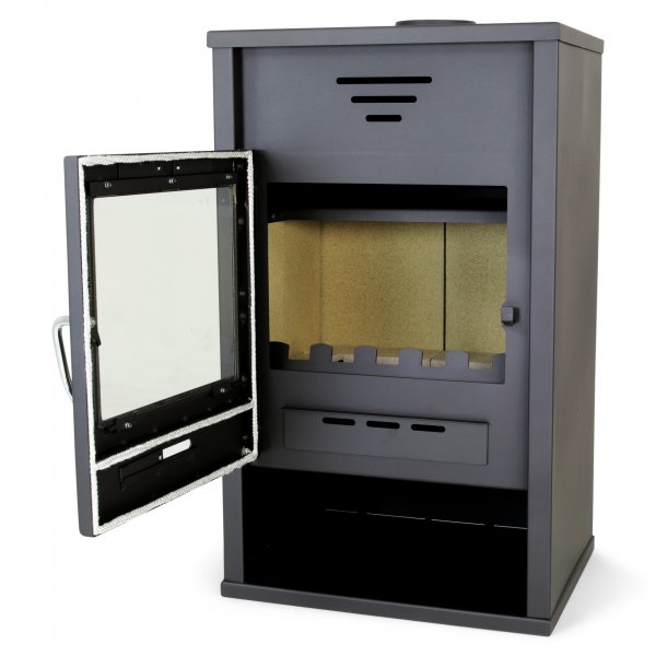 Braskamin 15kW | Verkningsgrad 77% | Laitila