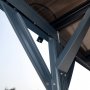 Carport 15,1m | Extra hg | Aluminiumstomme & kanalplasttak