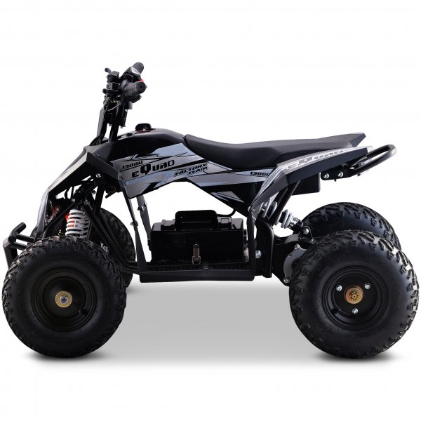 Premium El-ATV f�r barn | Litiumbatteri | 1300W | Svart