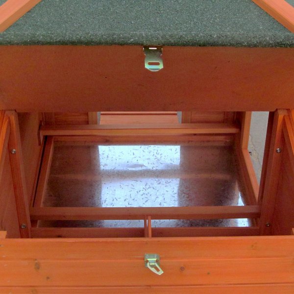 Hnshus med grd & vrprede | Lttstdat | Frdig byggsats | 2x0,73x1m