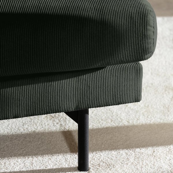 3-sits soffa med sch�slong v�nster | Menard - Gr�n