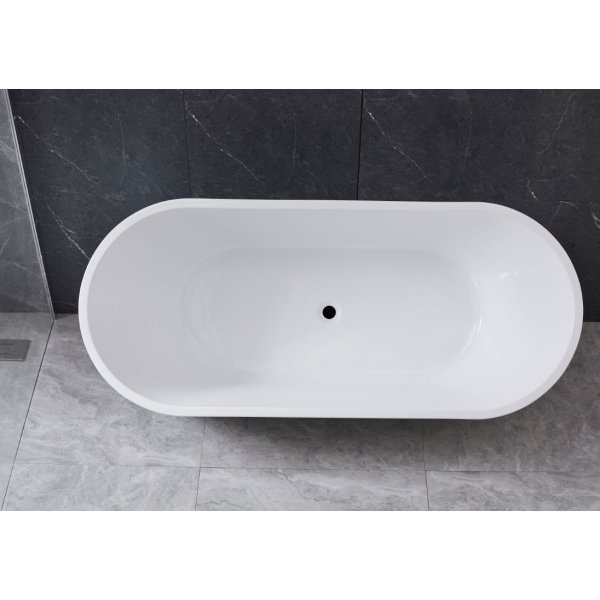 Badkar | 170x75 cm | Svarta fötter | Modern design Badkar | 170x75 cm | Svarta fötter | Modern design