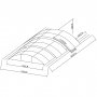 Pooltak 3x6m med sidodrr | Skjutbart - Aluminium