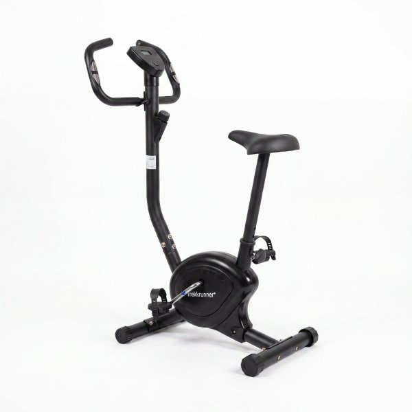 Motionscykel f�r hemmatr�ning med pulssensor och display � Svart