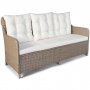 Loungegrupp utem�bler | Beige konstrotting | R�grund - FYNDVARA