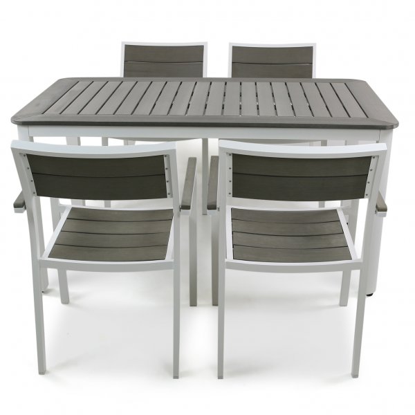 Underh�llsfria utem�bler 150cm | 4 stolar | Lyfco Orust