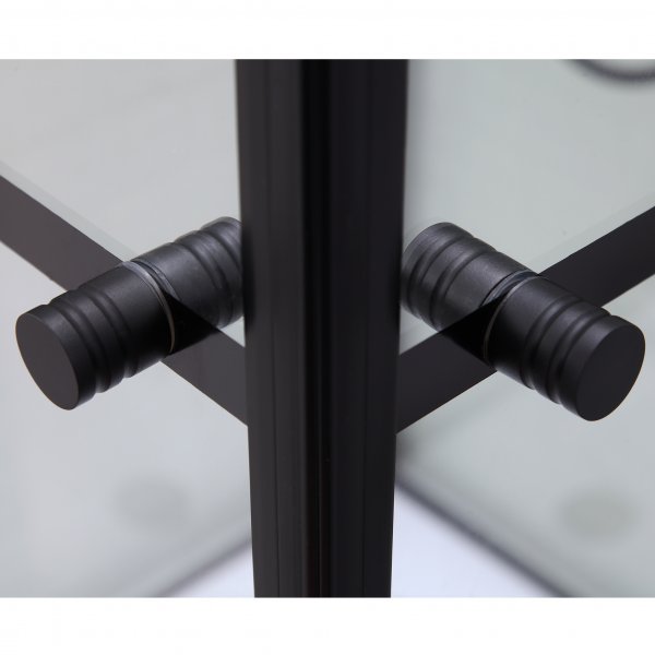 Duschkabin i rak industriell design - 6 mm skerhetsglas