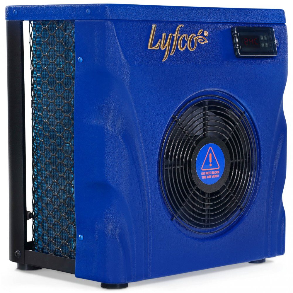 Lyfco Poolvärmepump Splash 3,4kW till ovanmarkspool Titanium För ovanmarkpooler upp till 10m³.