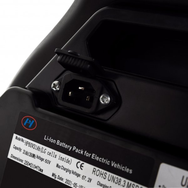 Fatscooter 3000W LG litiumbatteri - 21Ah | Dubbelt s�te | Lyfco