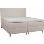 1 Sänggavel 180 cm i Beige Tyg – Elegant och Tidlös Design