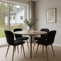 Matstol | 2-pack | Svart | Bjrkfors