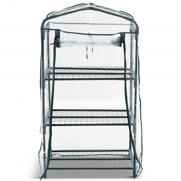 Miniväxthus 0,3m² | Stålram med plastöverdrag Miniväxthus 0,3m² | Stålram med plastöverdrag