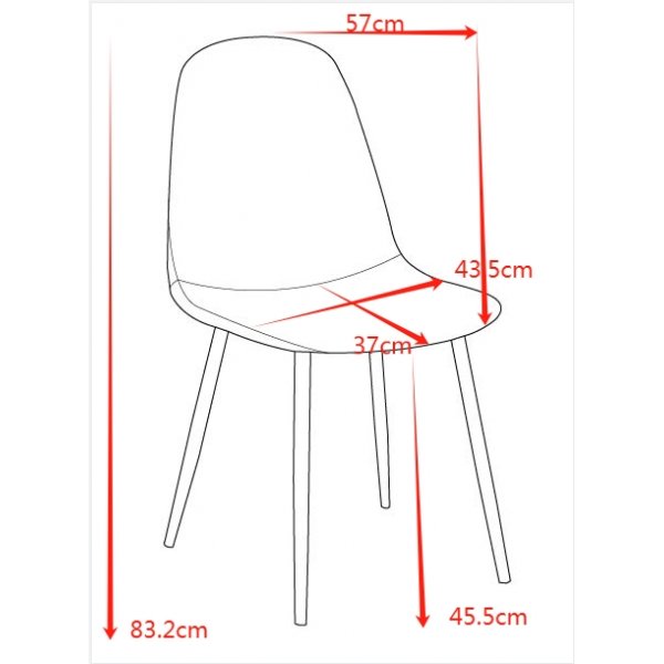 Matstol | Vintagebrunt PU-läder, ergonomisk sits & svarta metallben | Carisma 2-pack Matstol | Vintagebrunt PU-läder, ergonomisk sits & svarta metallben | Carisma 2-pack