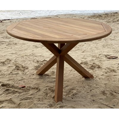 Saltö Matbord Ø120 cm i Massiv Teak | Runt Matbord