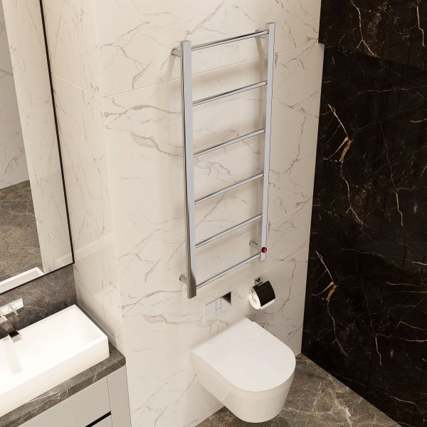 Elektrisk handdukstork 50x120x9cm | Rostfritt st�l | OH-002