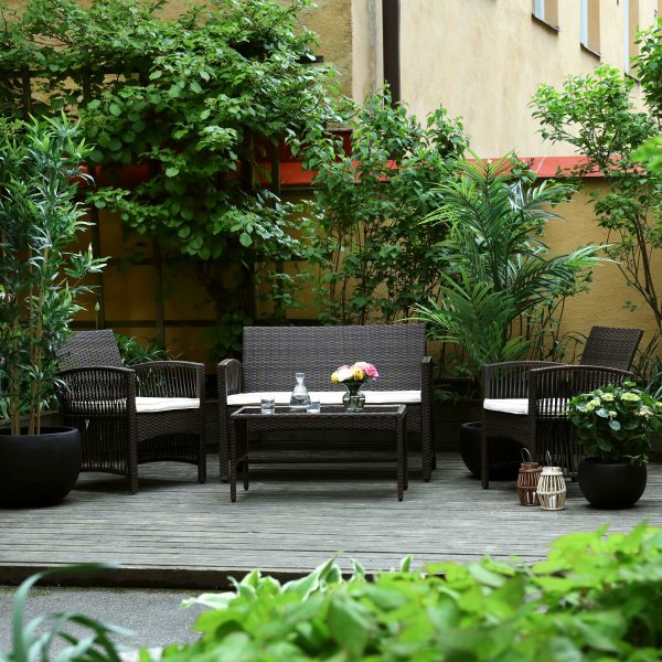 Lyxig soffgrupp för balkong | Lyfco Dalsjö Lyxig soffgrupp för balkong | Lyfco Dalsjö