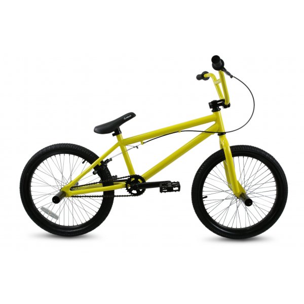 Freestyle BMX Thunder - 360� gyro med pegs | Gul