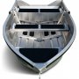Aluminiumb�t 3m | F�r 2 personer | 2mm skrovtjocklek | Lyfco