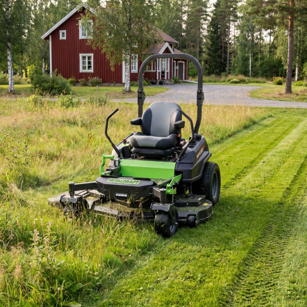 Zero-turn &aring;kgr&auml;sklippare 152 cm  803 cc Loncin-motor  Kommersiell klippare