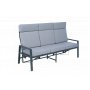Loungegrupp i aluminium med recliner � Soffa, 2 stolar & bord | Apelviken