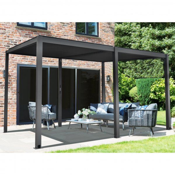 Bioklimatisk premiumpergola 4x3m | Metalcraft Bioklimatisk premiumpergola 4x3m | Metalcraft