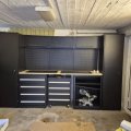 Kundbild Komplett garageinredning | Svart: Fin stark garageinredning. Endaste...