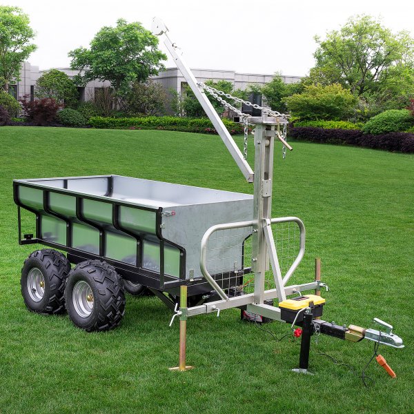 Elektroniskt tippbart ATV-släp | Linjärt ställdon Elektroniskt tippbart ATV-släp | Linjärt ställdon