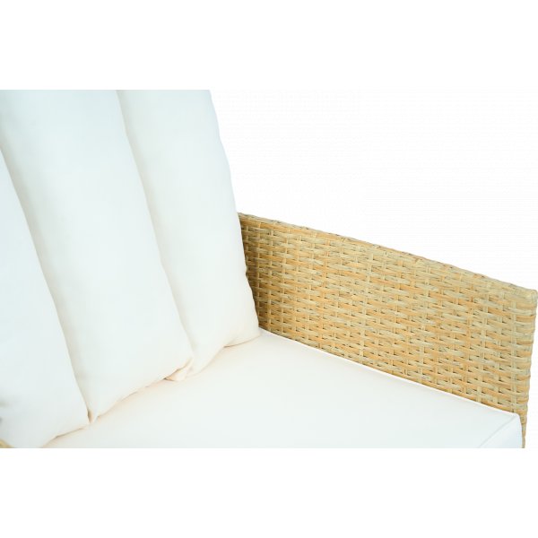 Loungegrupp med bord i beige – 2 stolar & 2-sitssoffa | Gillinge Loungegrupp med bord i beige – 2 stolar & 2-sitssoffa | Gillinge