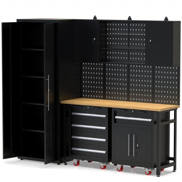 Garageinredning | Komplett förvaringssystem | 4 verktygstavlor Garageinredning | Komplett förvaringssystem | 4 verktygstavlor