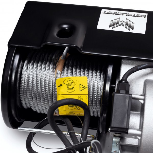 Elektrisk vinsch 230V med remskiva | Lyftkapacitet 999kg Elektrisk vinsch 230V med remskiva | Lyftkapacitet 999kg