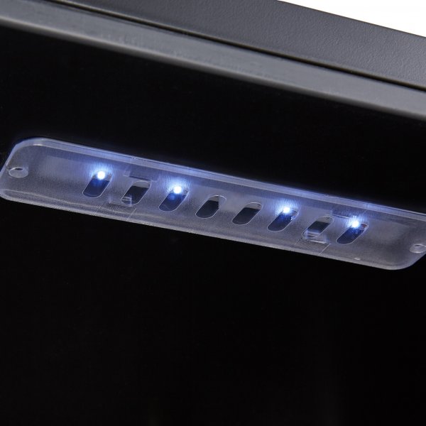 Vinkyl 27 flaskor | 2 kylzoner | Tystgående | Svart Vinkyl 27 flaskor | 2 kylzoner | Tystgående | Svart