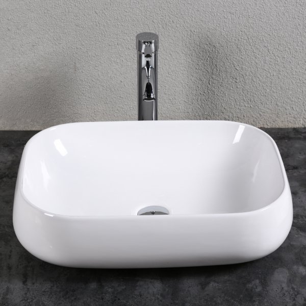 Tvttstll 56x42cm | Porslin med mjuka former | Slt yta