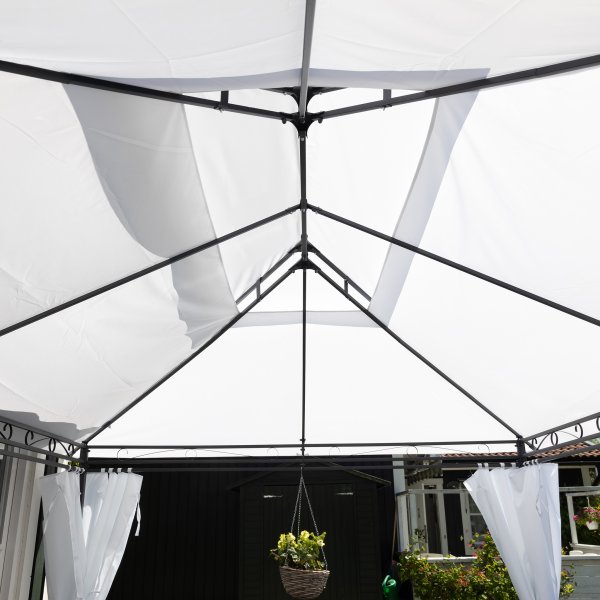 Paviljong 4x3 m inkl. paviljongväggar Paviljong 4x3 m inkl. paviljongväggar