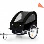 Cykelvagn/barnvagn 2-i-1 | 2 säten | Lastkapacitet 40kg | Hopfällbar - FYNDVARA Cykelvagn/barnvagn 2-i-1 | 2 säten | Lastkapacitet 40kg | Hopfällbar - FYNDVARA