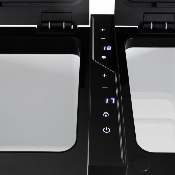 Portabel kylbox 43,5L | 2 st separata kylfack | Elektrisk kompressor Portabel kylbox 43,5L | 2 st separata kylfack | Elektrisk kompressor