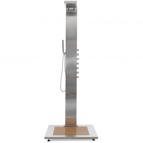 Exklusiv utedusch med massage | Rostfritt st�l