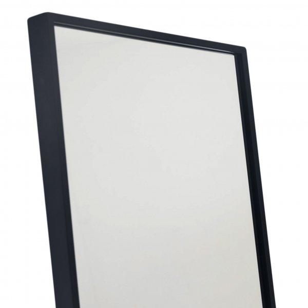 Smal helkroppsspegel 35x170 cm | Golvst�ende | Svart ram