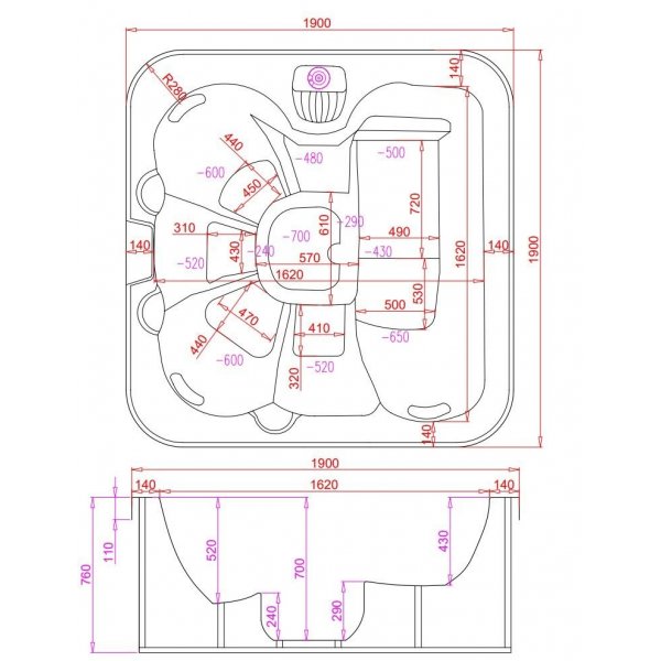 Spabad Zeus – Utespa för 6 personer | Balboa® & Lucite® | 2026 Spabad Zeus – Utespa för 6 personer | Balboa® & Lucite® | 2026