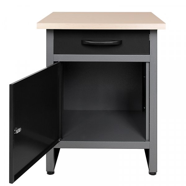 Garageinredning | Stålkonstruktion | Väggskåp & Arbetsbänk | Grå/Svart Garageinredning | Stålkonstruktion | Väggskåp & Arbetsbänk | Grå/Svart