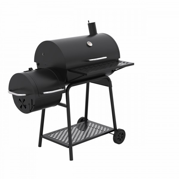 Kombinerad kolgrill & rk med skorsten och sidotunna | 2026 Memphis
