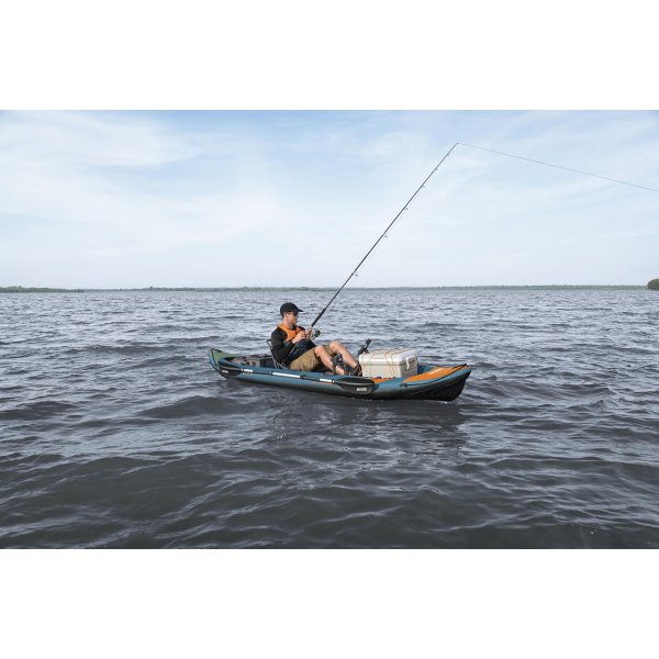 HydroForce Angler Elite Fiskekajak 380×99 cm | Fish ruler, ripstop & komplett set | Bestway (65197) HydroForce Angler Elite Fiskekajak 380×99 cm | Fish ruler, ripstop & komplett set | Bestway (65197)