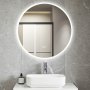 Rund badrumsspegel 100cm med LED-lyse | Anti-fog & touch-styrning