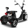Fatscooter Trehjuling 2000W | Moped klass 1 - Svart