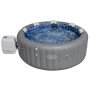 Lay-Z-Spa Santorini Smart HydroJet Pro 7 (216x80 cm) | Uppblsbart spabad fr 7 personer med appstyrning och HydroJet-massage