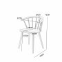 Karmstol | Massivt tr�, svart finish & klassisk pinnstolsdesign | Karma 2-pack