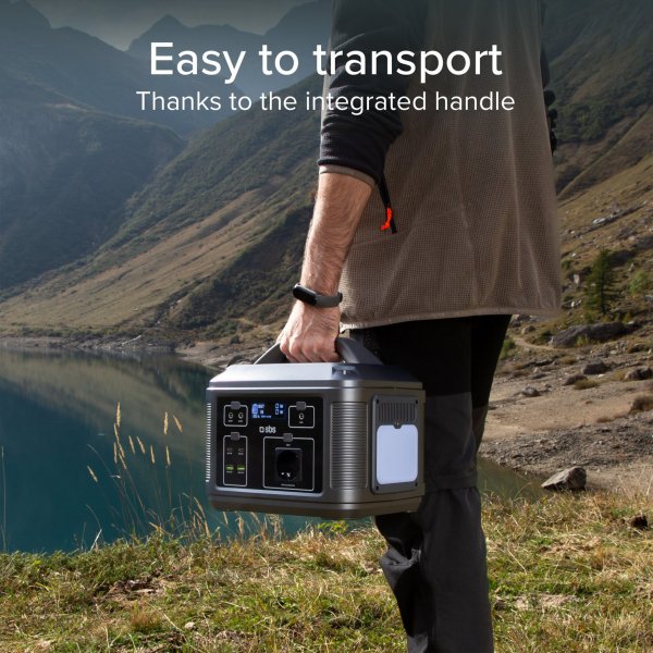 Kraftfull Power Station 600W 120000mAh | Ladda 7 enheter samtidigt