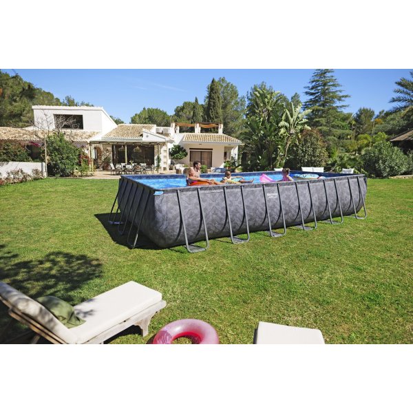 Bestway pool ovan mark 7,3x3,7m - 132cm djup | Power Steel APX 365 (561KG)