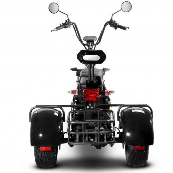 Fatscooter Trehjuling 2000W | Moped klass 1 - Svart Fatscooter Trehjuling 2000W | Moped klass 1 - Svart