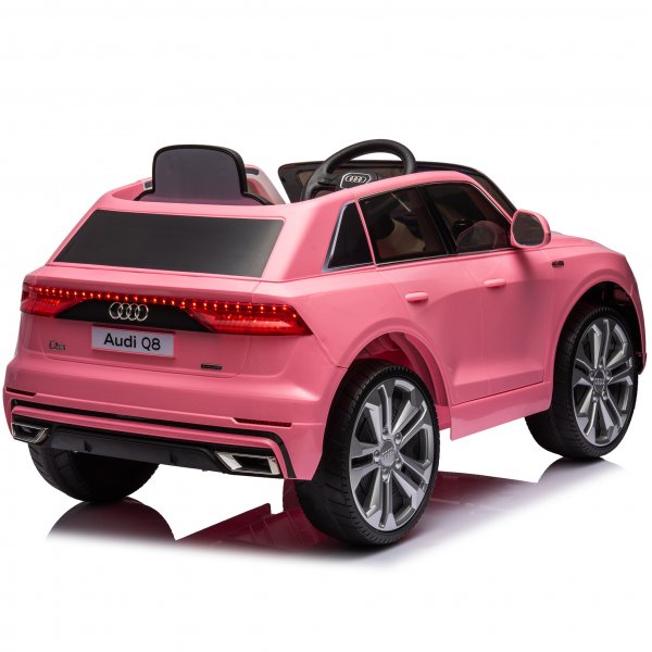 Elbil för barn Audi Q8 2x35W 12V7Ah| Rosa Elbil för barn Audi Q8 2x35W 12V7Ah| Rosa