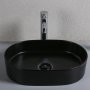 Ovalt handfat 50x34cm | Fristende | Mattsvart design